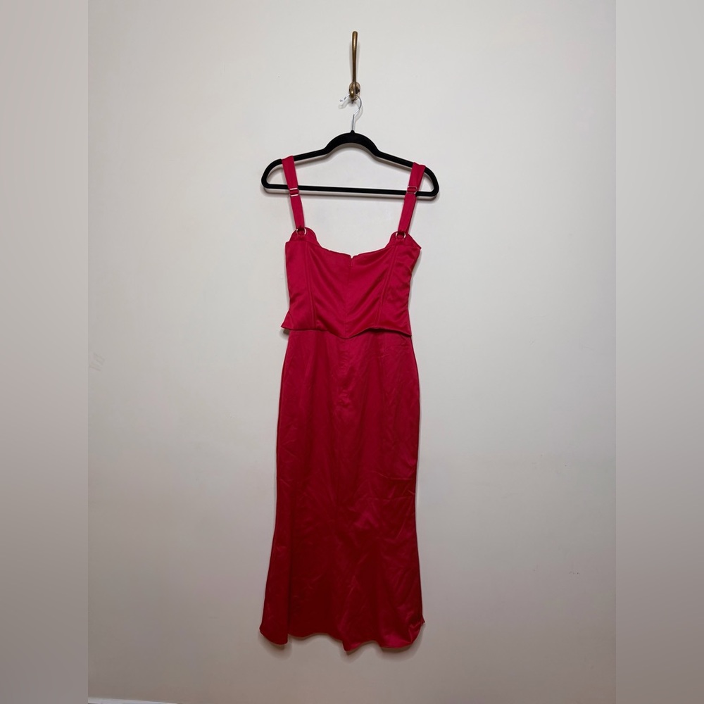 House of CB Valencia Red Rose Corset Dress - Picture 8 of 8